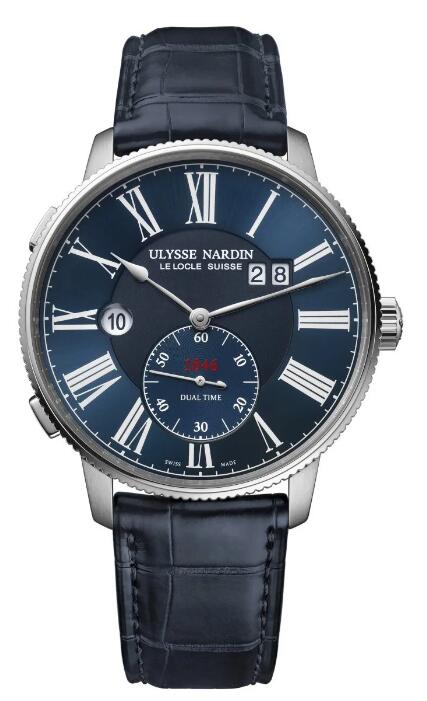 Ulysse Nardin Marine Torpilleur Dual Time 1283-310-0AE/1A Replica Watch